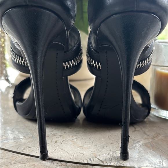 Giuseppe Zanotti Black Silver Stiletto Heels - Picture 5 of 7